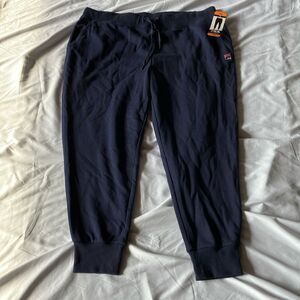 Fila Blue Sweatpants with Elastic Waistband